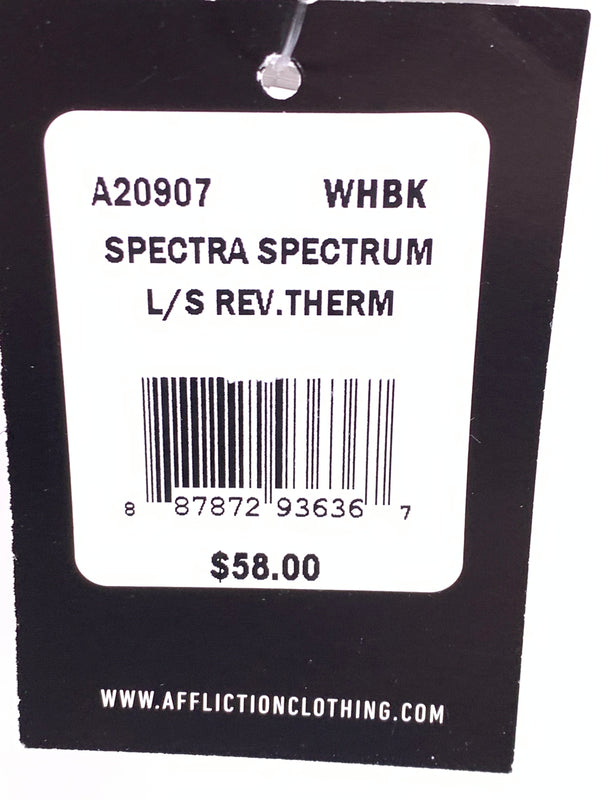 AFFLICTION Men's Thermal L/S SPECTRA SPECTRUM Reversible Shirt Premium