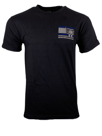 HOWITZER Clothing Men's T-Shirt S/S DEFEND THE LINE Tee Black Label