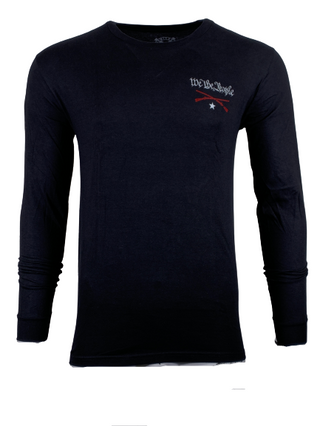 HOWITZER Clothing Men's T-Shirt L/S STANDING FREEDOM Tee Black Label
