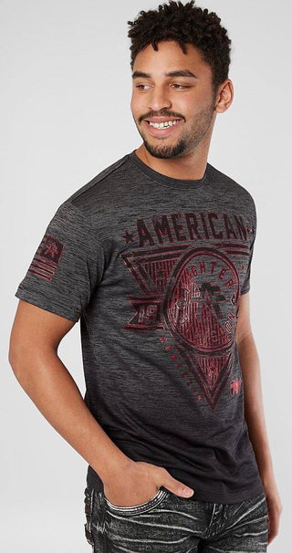 AMERICAN FIGHTER Men's T-Shirt S/S SIENA HEIGHTS TEE Athletic MMA
