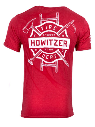 HOWITZER Clothing Men's T-Shirt S/S RESPECT DEPT Tee Black Label