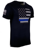HOWITZER Clothing Men's T-Shirt S/S ARKANSAS BLUE Tee Black Label