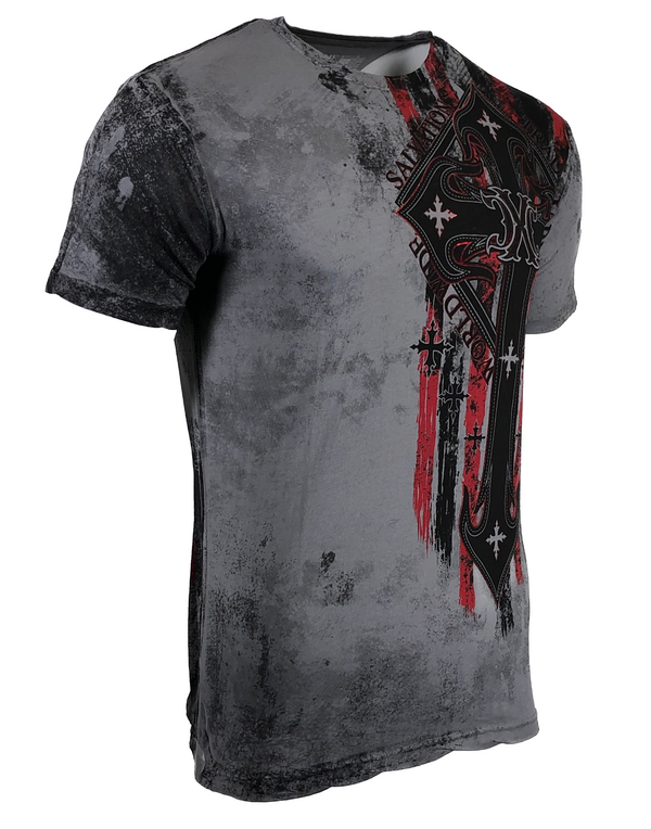 XTREME COUTURE by AFFLICTION Men's T-Shirt LIBERTY CRUSADE Biker MMA