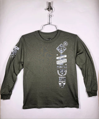 AMERICAN FIGHTER L/S LANDER Boy’s T-shirt -Youth Tee