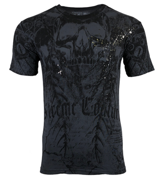 XTREME COUTURE by AFFLICTION Men's T-Shirt BUTCHER Biker MMA