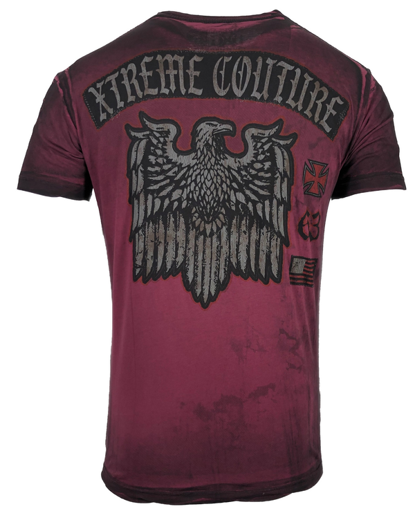 XTREME COUTURE by AFFLICTION Men's T-Shirt SMOKE & OIL Biker MMA