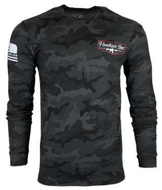 HOWITZER Style Men's Long Sleeve T-Shirt SMASH Military Grunt