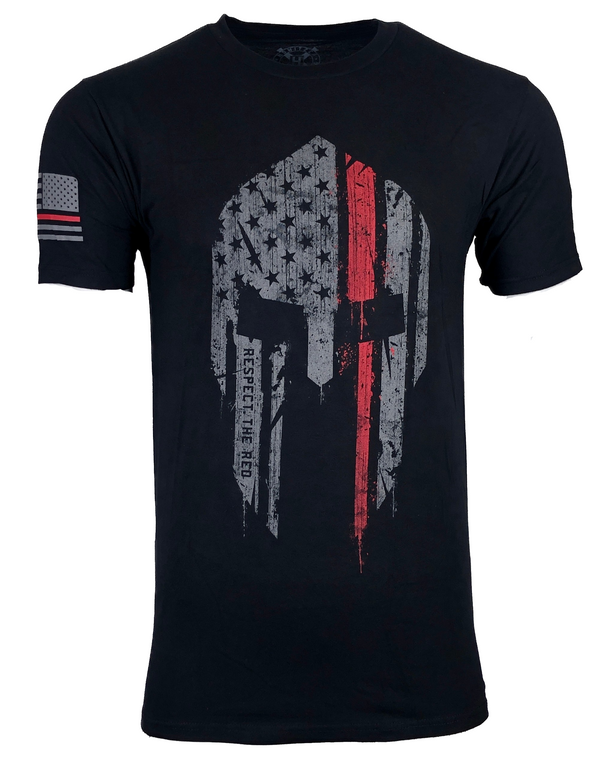 HOWITZER Style Men's T-Shirt RESPECT THE RED Military Grunt