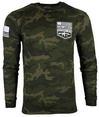 HOWITZER Style Men's Long Sleeve T-Shirt BOOM Military Grunt