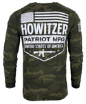 HOWITZER Style Men's Long Sleeve T-Shirt BOOM Military Grunt