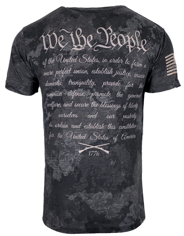 HOWITZER Style Men's T-Shirt WE WILL DEFEND Military Grunt