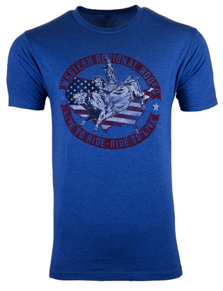 RAW STATE By Affliction Men's T-Shirt WESTERN REGIONAL Biker Cowboy