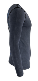 Archaic by Affliction Men's Thermal Shirt FERAL Gray