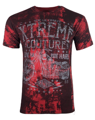XTREME COUTURE by AFFLICTION Men's T-Shirt FAST & LOUD Biker MMA