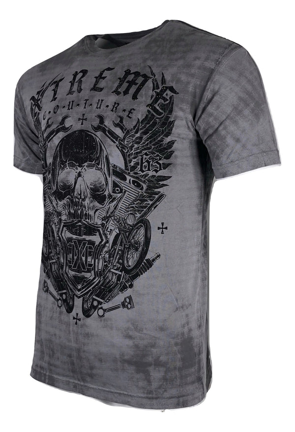 XTREME COUTURE by AFFLICTION Men's T-Shirt METAL SHOP Biker MMA