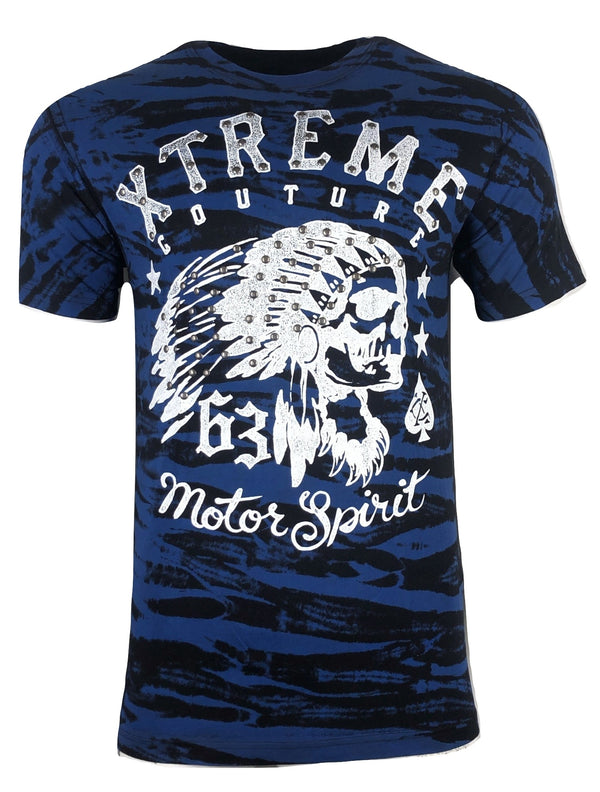 XTREME COUTURE by AFFLICTION Men's T-Shirt REBELLIOUS SPIRIT Biker MMA