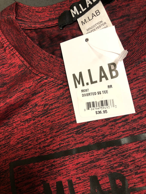 M.LAB Clothing Men's T-Shirt S/S DIVERTED Tee