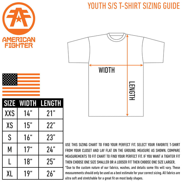 AMERICAN FIGHTER S/S MICHIGAN Boy’s T-shirt -Youth Tee