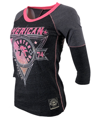 AMERICAN FIGHTER Women's T-Shirt L/S SIENA HEIGHTS Tee MMA