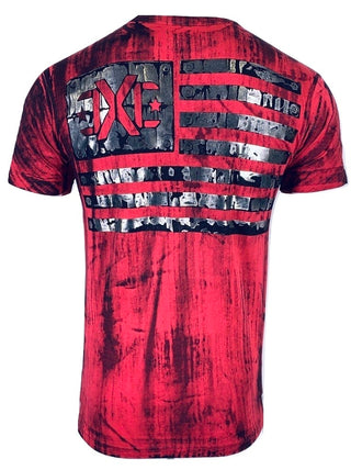 XTREME COUTURE by AFFLICTION Men's T-Shirt NATIONAL RUST Biker MMA