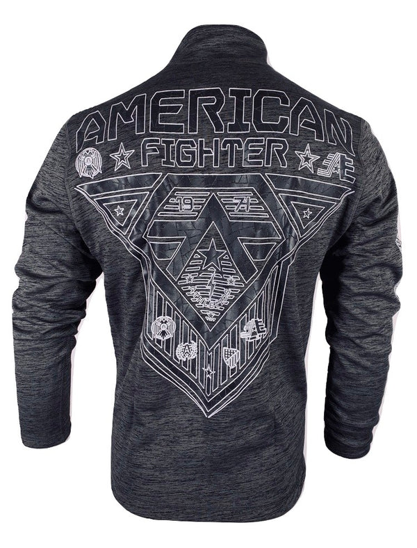 AMERICAN FIGHTER Men's Pullover GRANDVILLE Reversible Zip Premium MMA