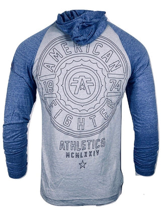 AMERICAN FIGHTER Men's T-Shirt L/S FAIR GROVE HOOD Premium Athletic MMA