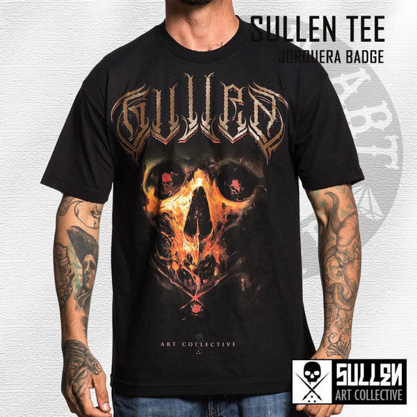 Sullen Men's T-shirt JORQUERA BADGE Tattoos Urban Design Premium Quality