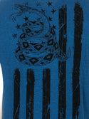 HOWITZER Clothing Men's T-Shirt S/S SNAKE FLAG Tee Black Label