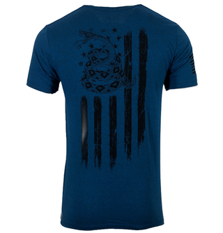 HOWITZER Clothing Men's T-Shirt S/S SNAKE FLAG Tee Black Label