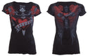 Archaic by Affliction Women's T-shirt Heart Struck ^