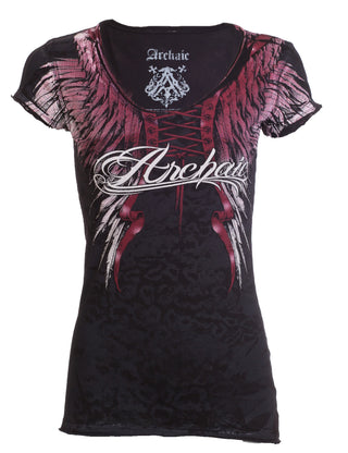Archaic by Affliction Women's T-shirt Simple Spirit