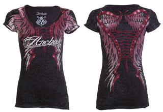Archaic by Affliction Women's T-shirt Simple Spirit