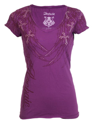 Archaic by Affliction Women's T-shirt Silent Sprint  ^