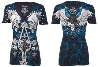 Archaic by Affliction Women's T-shirt Tall Tale ^