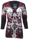 Archaic by Affliction Women's T-shirt Tall Tale ^