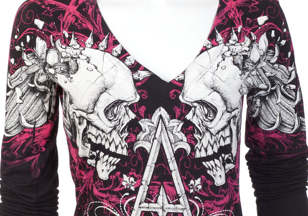 Archaic by Affliction Women's T-shirt Tall Tale ^