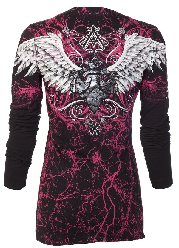 Archaic by Affliction Women's T-shirt Tall Tale ^
