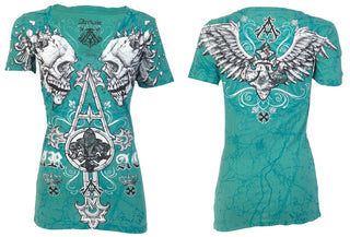 Archaic by Affliction Women's T-shirt Tall Tale ^