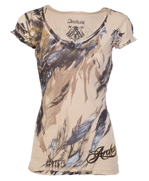 Archaic by Affliction Women's T-shirt Second Love  ^