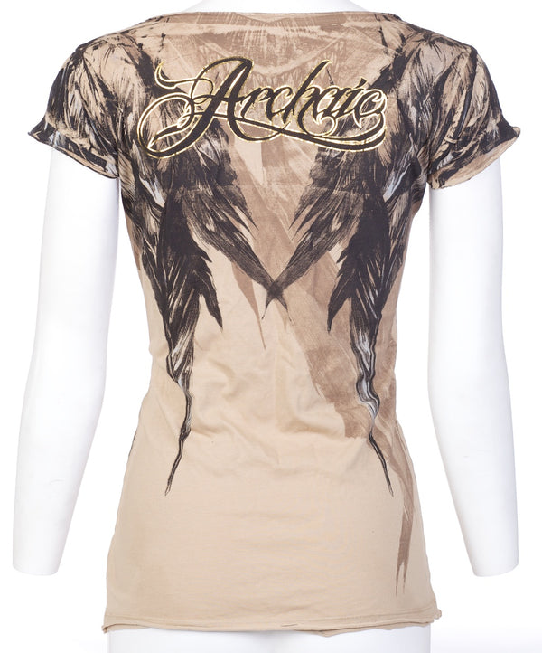 Archaic by Affliction Women's T-shirt Second Love  ^