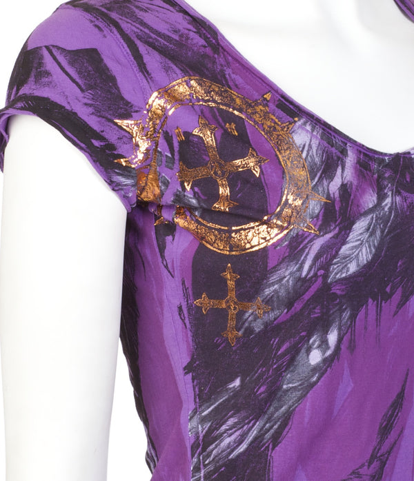 Archaic by Affliction Women's T-shirt Beauty Queen ^