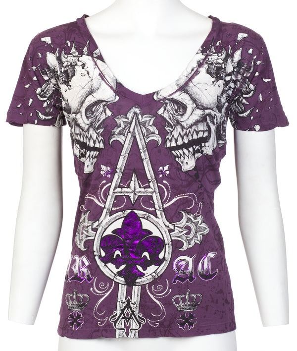 Archaic by Affliction Women's T-shirt Tall Tale ^