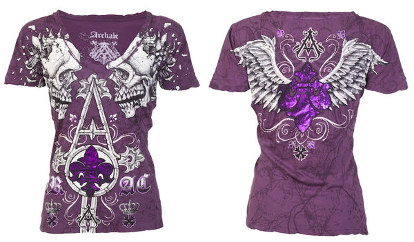 Archaic by Affliction Women's T-shirt Tall Tale ^