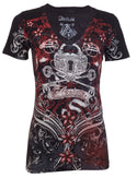 Archaic by Affliction Women's T-shirt Queen Lady ^