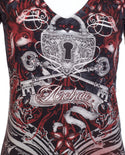 Archaic by Affliction Women's T-shirt Queen Lady ^