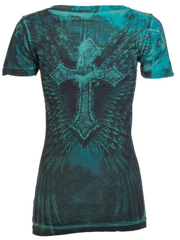 Archaic by Affliction Women's T-shirt Revive ^