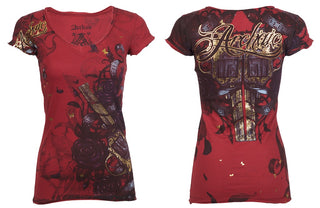 Archaic by Affliction Women's T-shirt Smoking Love