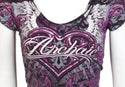 Archaic by Affliction Women's T-shirt Unwanted Love  ^