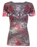 Archaic by Affliction Women's T-shirt Hot Girl ^