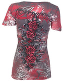 Archaic by Affliction Women's T-shirt Hot Girl ^